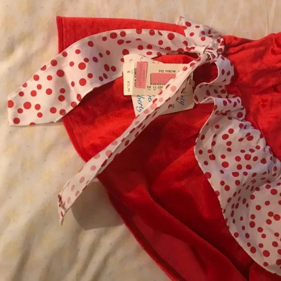 Sweet Liberty Christmas dress 6 nwt red dot holiday dress - Picture 6 of 9